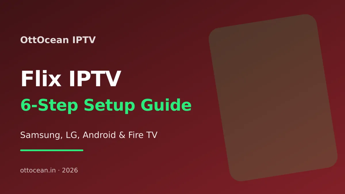 Flix IPTV activation screen showing MAC address on Samsung TV