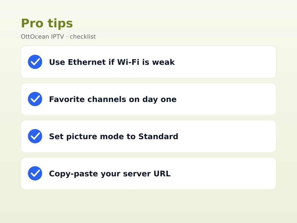 OttOcean IPTV app icon installed on Google TV