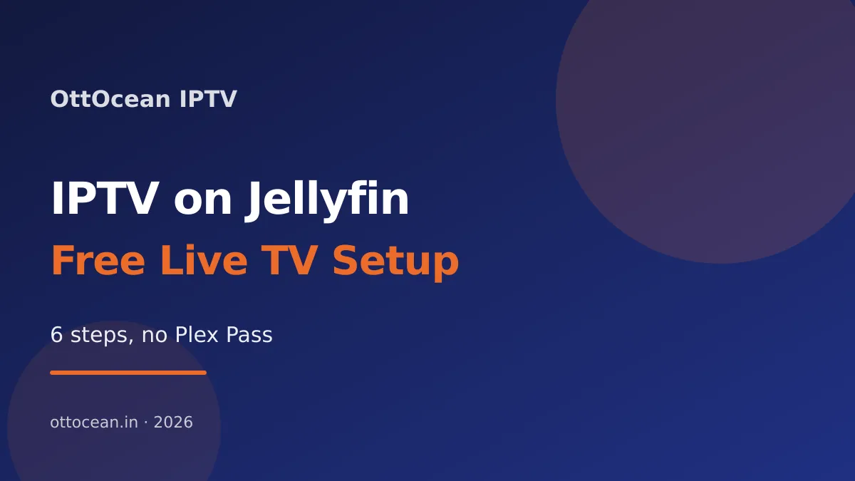 iptv on jellyfin live tv dashboard showing M3U tuner setup screen